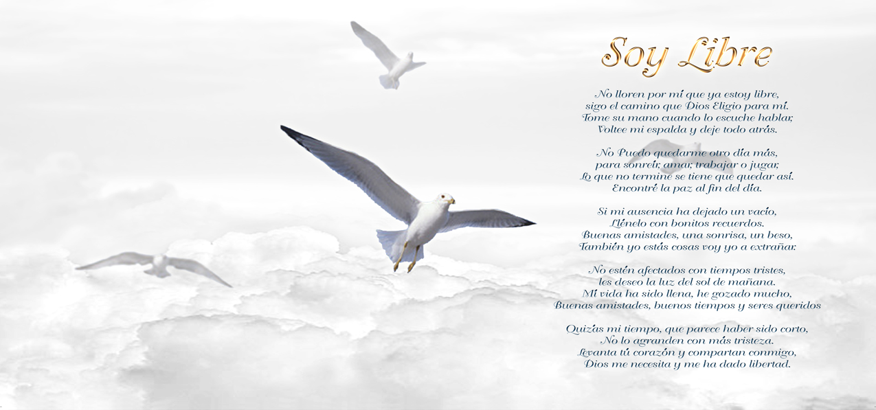 Soy Libre White Clouds (With Verse)